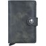 Miniwallet Vintage Kreditkartenetui Geldbörse RFID Leder 6,5 cm Variante olive black Miniwallet Vintage Kreditkartenetui Geldbörse RFID Leder 6,5 cm Variante olive black