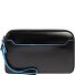  Blue Square Clutch Geldbörse Leder 21 cm Variante black
