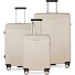  Linea 4 Rollen Kofferset 3-teilig Variante beige