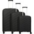 Burano 4 Rollen Kofferset 3-teilig mit Dehnfalte Variante black Burano 4 Rollen Kofferset 3-teilig mit Dehnfalte Variante black