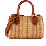  Riccarda Handtasche 24 cm Variante bianco-cognac