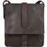 Loreto Paris Umhängetasche Leder 23 cm Variante seal brown  Loreto Paris Umhängetasche Leder 23 cm Variante seal brown