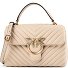  Love Lady Handtasche Leder 21 cm Variante beige-grigio fumo