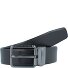  Wendegürtel Leder Variante black-cognac | 90 cm