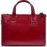  Blue Square Shopper Tasche Leder 38 cm Laptopfach mit Dehnfalte Variante red