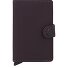  Miniwallet Kreditkartenetui RFID Schutz Leder 6.5 cm Variante dark purple - fuchsia
