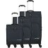  Kick Off 4 Rollen Kofferset 3-teilig mit Dehnfalte Variante dark anthracite