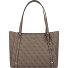  Eco Erica Schultertasche 33 cm Variante latte logo