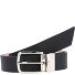  Paris Gürtel Leder Variante schwarz | individuell kürzbar
