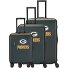  travelite x NFL 4 Rollen Kofferset 3-teilig mit Dehnfalte Variante green bay packers