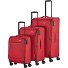 Chios 4 Rollen Kofferset 3-teilig mit Dehnfalte Variante rot Chios 4 Rollen Kofferset 3-teilig mit Dehnfalte Variante rot