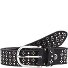  Nietengürtel Leder Variante schwarz | 80 cm