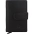  Nappa Kreditkartenetui RFID Schutz Leder 7 cm Variante black
