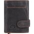  Vintage Original Geldbörse RFID Leder 8,5 cm Variante azur
