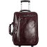  Blue Square 2 Rollen Businesstrolley Leder 51 cm Laptopfach Variante mahagonibraun