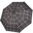 Fiber Magic Karo Taschenschirm 27 cm Variante brown-beige  Fiber Magic Karo Taschenschirm 27 cm Variante brown-beige