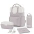  Bergen Wickelrucksack Set 4 tlg. Laptopfach Variante muted clay