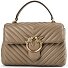  Love Lady Handtasche Leder 21 cm Variante grigio talpa