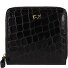 Verona Geldbörse Leder 10 cm Variante schwarz