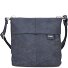  Mademoiselle.M Schultertasche 25 cm Variante nubuk blue
