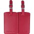  Global Reisezubehör Kofferanhänger 2er Set 10 cm Variante red