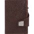 Click & Slide Kreditkartenetui Geldbörse RFID Leder 6,5 cm Variante brown-brown  Click & Slide Kreditkartenetui Geldbörse RFID Leder 6,5 cm Variante brown-brown