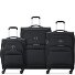 Sky Max 2.0 4 Rollen Kofferset 3-teilig mit Dehnfalte Variante schwarz Sky Max 2.0 4 Rollen Kofferset 3-teilig mit Dehnfalte Variante schwarz