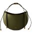  Moonstone Schultertasche M Leder 30 cm Variante avocado