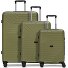 Essentials 05 3-SET 4 Rollen Kofferset 3-teilig Variante dark-olive 2
