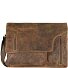  Vintage Revolver Bag Umhängetasche Leder 40 cm Variante braun