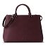 Hanna Handtasche Leder 40 cm Variante dark garnet Hanna Handtasche Leder 40 cm Variante dark garnet