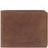  Leather Essentials QF Geldbörse RFID Leder 12 cm Variante brown