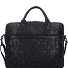  Urban Poets Blaise Aktentasche Leder 40 cm Laptopfach Variante dark ash