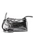 Double Mini Clutch Tasche Leder 20 cm Variante gun metal-matt silver Double Mini Clutch Tasche Leder 20 cm Variante gun metal-matt silver