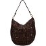  Edera Schultertasche Leder 28 cm Variante moro