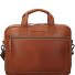  Wax Pull Up Aktentasche Leder 40 cm Laptopfach Variante cognac