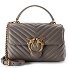 Love Lady Handtasche Leder 21 cm Variante grigio asfalto 1 - antique gold Love Lady Handtasche Leder 21 cm Variante grigio asfalto 1 - antique gold
