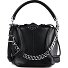  Beuteltasche Leder 20 cm Variante black