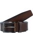  Coll.Belt Gürtel Leder Übergröße Variante grau | 120 cm