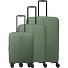  Air Stripe 4 Rollen Kofferset 3-teilig mit Dehnfalte Variante green