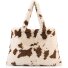  Norrlida Shopper Tasche 57 cm Variante cow white-brown
