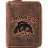  Hecht Geldbörse Leder 13.5 cm Variante brown 1