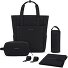  Lindby Wickeltaschenset 4 tlg. Laptopfach Variante all black