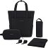  Lindby Wickeltaschenset 4 tlg. Laptopfach Variante all black