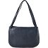  Cufu Schultertasche Leder 38 cm Variante dunkelblau