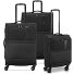 Metropolitan 4 Rollen Kofferset 3-teilig mit Dehnfalte Variante black  Metropolitan 4 Rollen Kofferset 3-teilig mit Dehnfalte Variante black