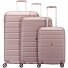 Relife 4 Rollen Kofferset 3-teilig mit Dehnfalte Variante pink pastel Relife 4 Rollen Kofferset 3-teilig mit Dehnfalte Variante pink pastel