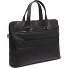  Elvas Aktentasche Leder 40 cm Laptopfach Variante black