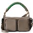  Cargo Schultertasche Leder 31 cm Variante noce-antique gold