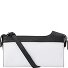 Hirsch Umhängetasche Leder 25 cm Variante schwarz-weiss  Hirsch Umhängetasche Leder 25 cm Variante schwarz-weiss